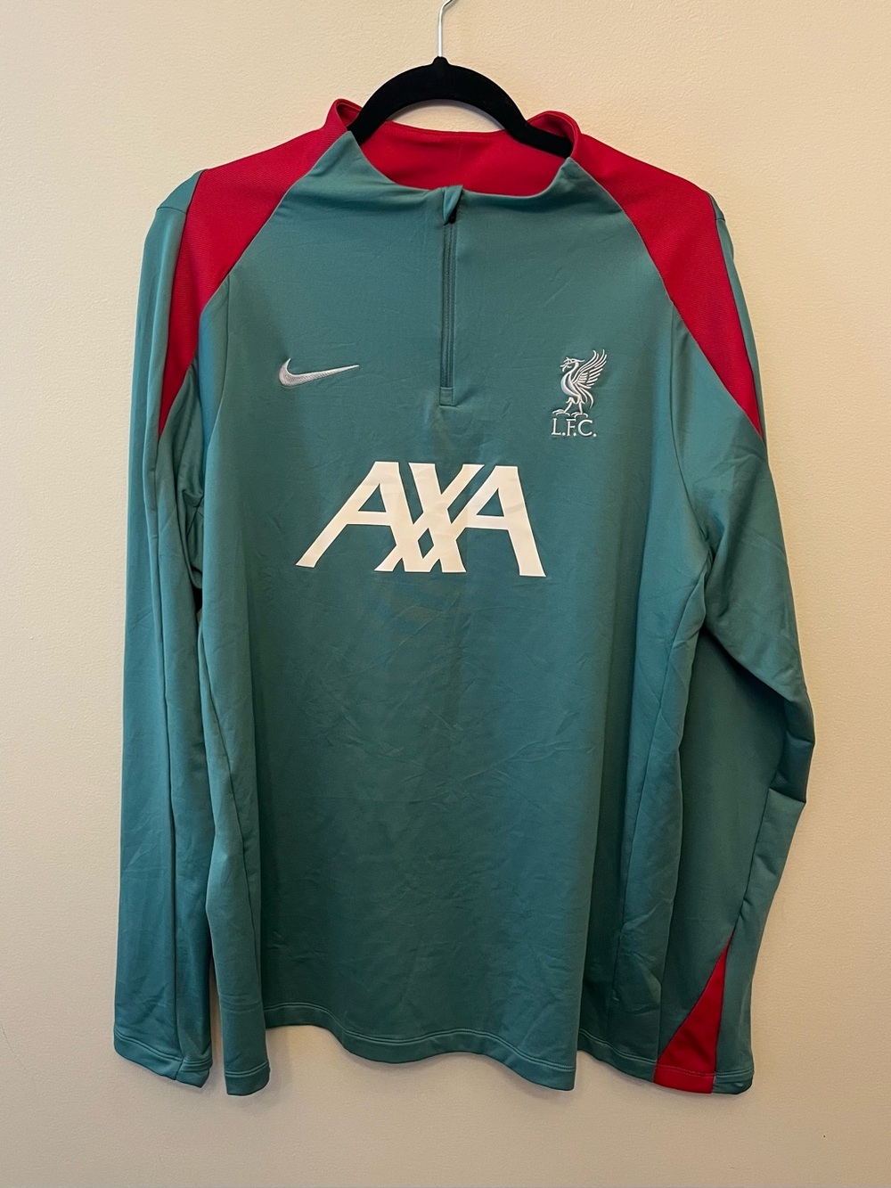 Nike Liverpool FC 24/25 Strike Drill Long Sleeve 1/4 Zip Men's Size XL Slim Fit